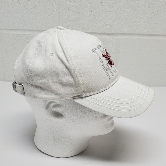 True Religion White World Tour Hat Buddah Strapback Cap Embroidered Jeweled Logo - Picture 5 of 10